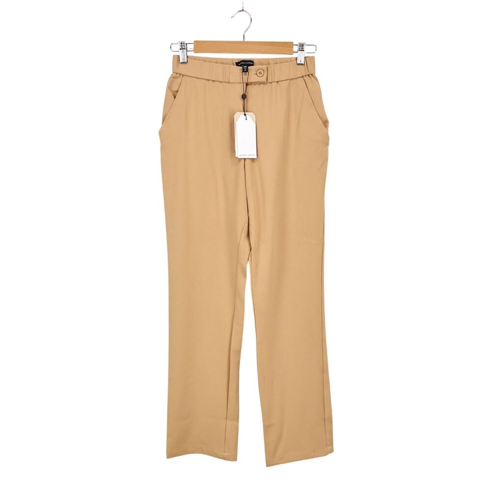 Universal Standard Woven Cigarette Tapered Pant Ice Coffee Size 4XS 0/00 NWT